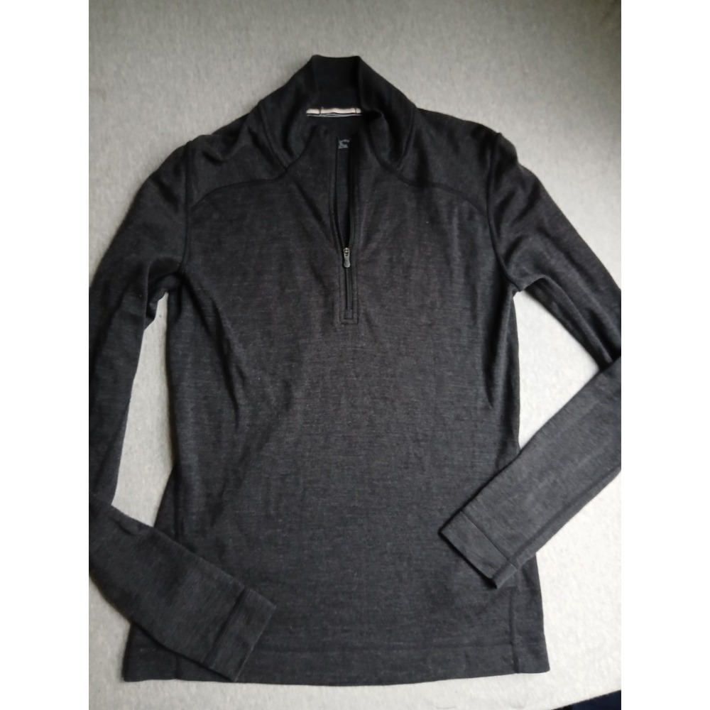 Smartwool Top Xl Women's Merino Wool Base Layer 1/4 Zip Long Sleeve Outdoor